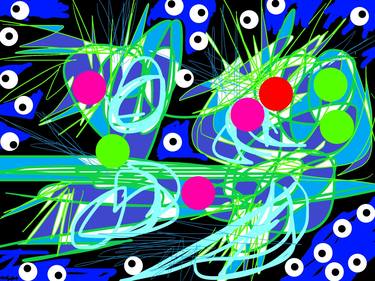 Original Abstract Women Digital by Bahja Choy