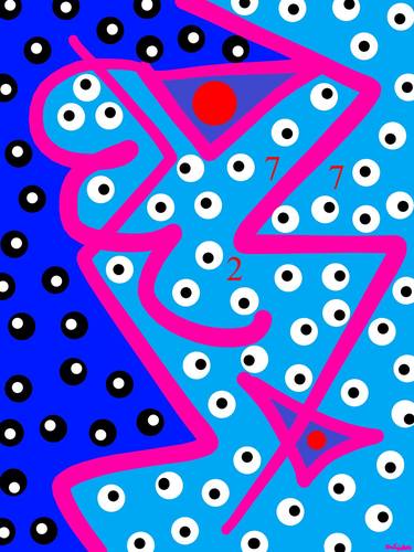Original Abstract Women Digital by Bahja Choy