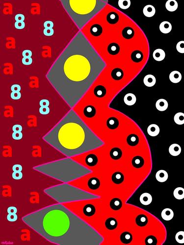 Original Abstract Women Digital by Bahja Choy
