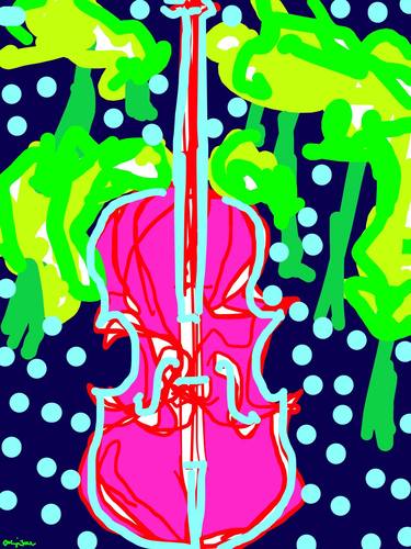 Cello With Trees thumb