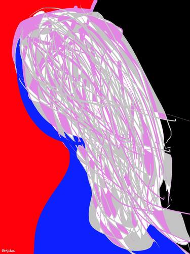 Original Abstract Fashion Digital by Bahja Choy