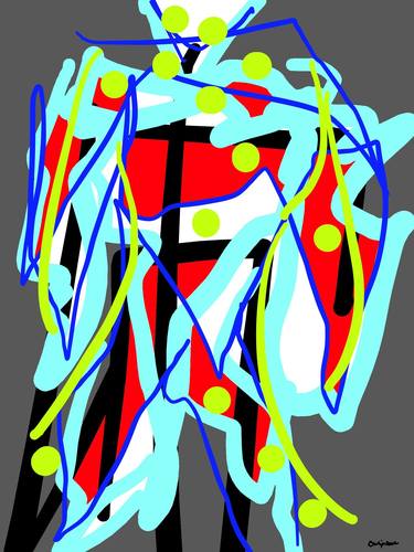 Original Abstract Fashion Digital by Bahja Choy