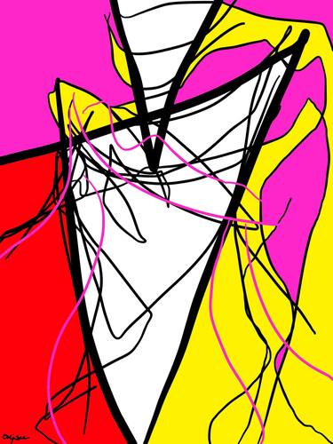 Original Abstract Fashion Digital by Bahja Choy