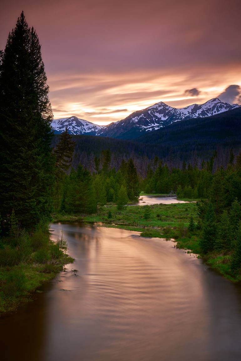 Sunset Over the Colorado River Photography by BENJAMIN HUSEMAN ...