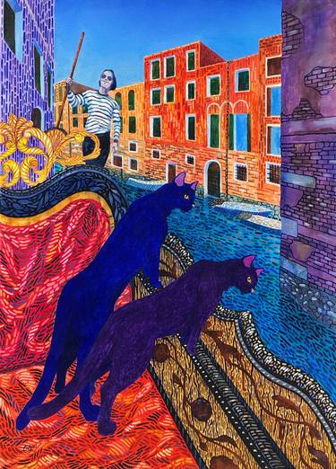 The travelling cats in Venice thumb