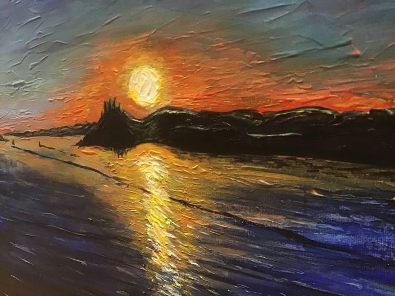 Original Expressionism Landscape Painting by Georgie Johnson