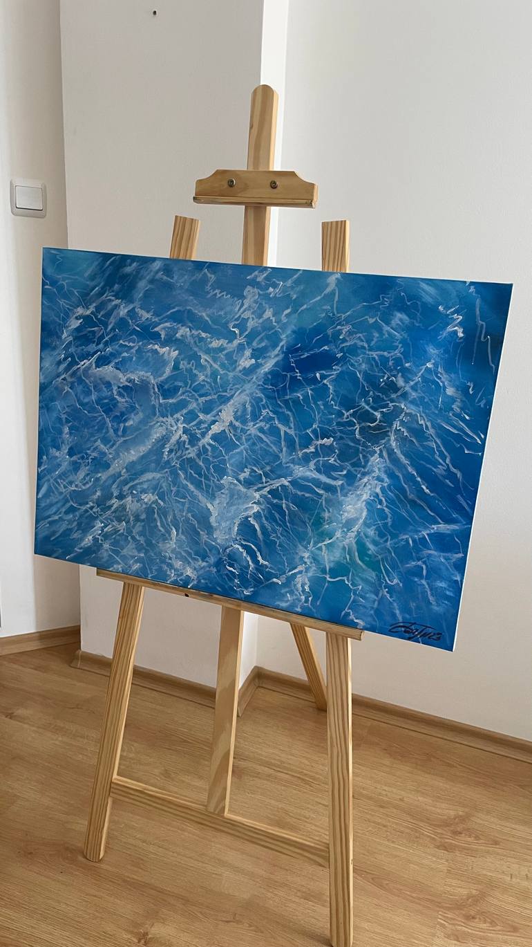 Original Classicism Beach Painting by Anna Pavlovich-Naneva