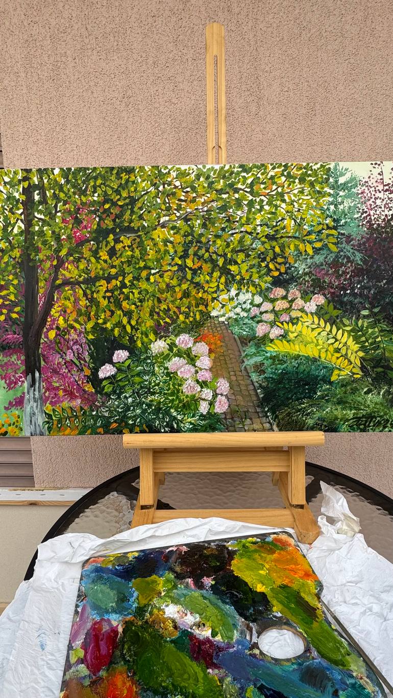 Original Impressionism Botanic Painting by Anna Pavlovich-Naneva