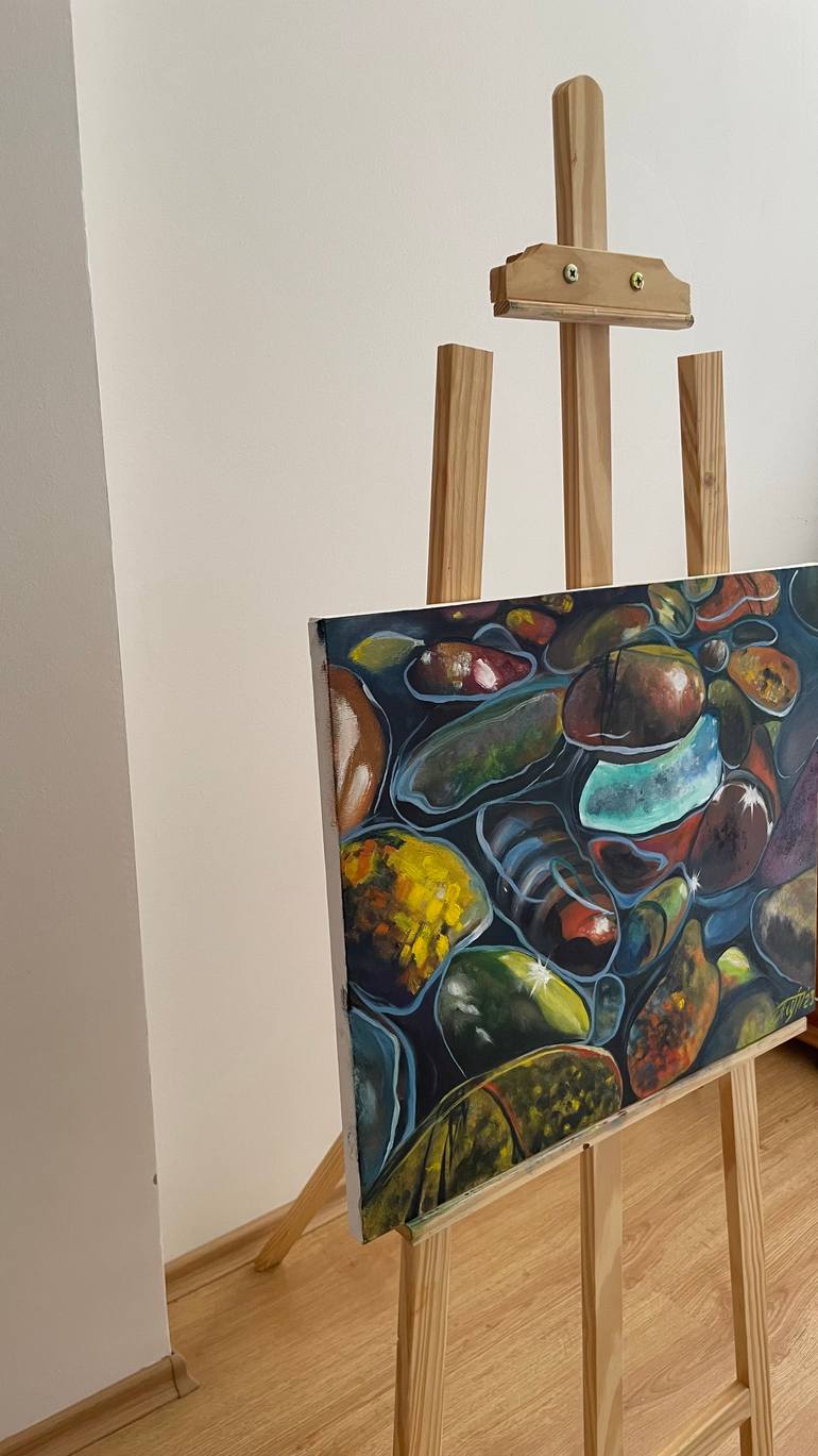 Original Contemporary Beach Painting by Anna Pavlovich-Naneva