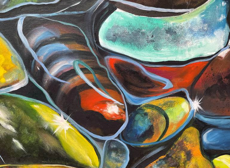 Original Contemporary Beach Painting by Anna Pavlovich-Naneva