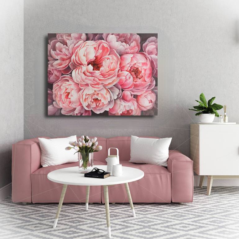 Original Realism Floral Painting by Oxana Zvonetskaya