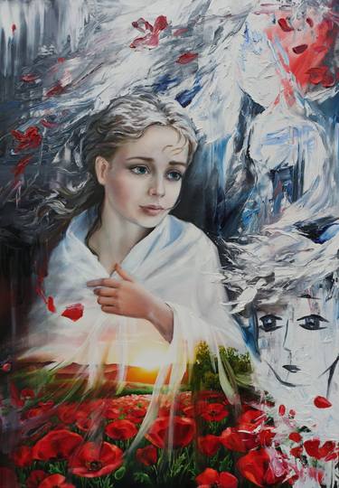 Original Women Painting by Oxana Zvonetskaya