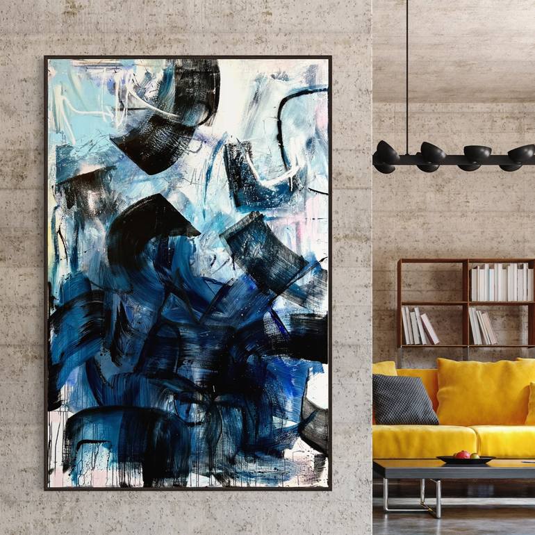Original Abstract Painting by Sandra Stanionyte