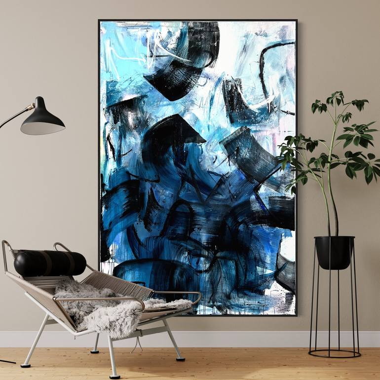 Original Abstract Painting by Sandra Stanionyte