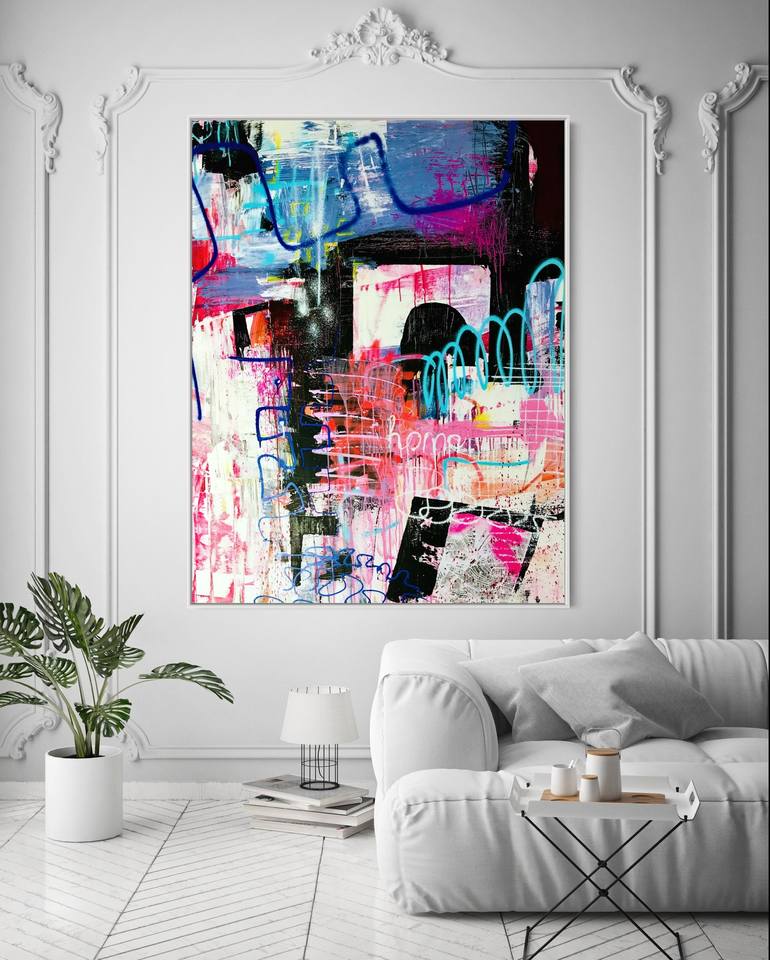 Original Abstract Painting by Sandra Stanionyte