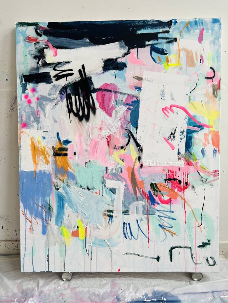 Original Abstract Painting by Sandra Stanionyte