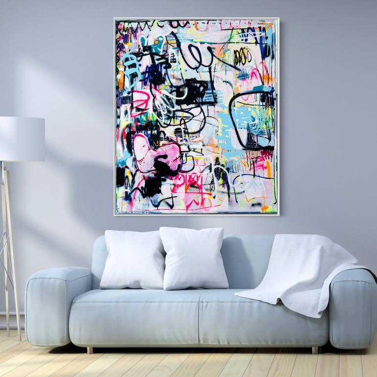 Original Abstract Painting by Sandra Stanionyte