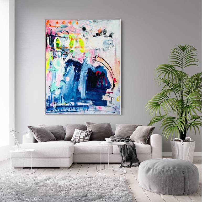 Original Abstract Painting by Sandra Stanionyte