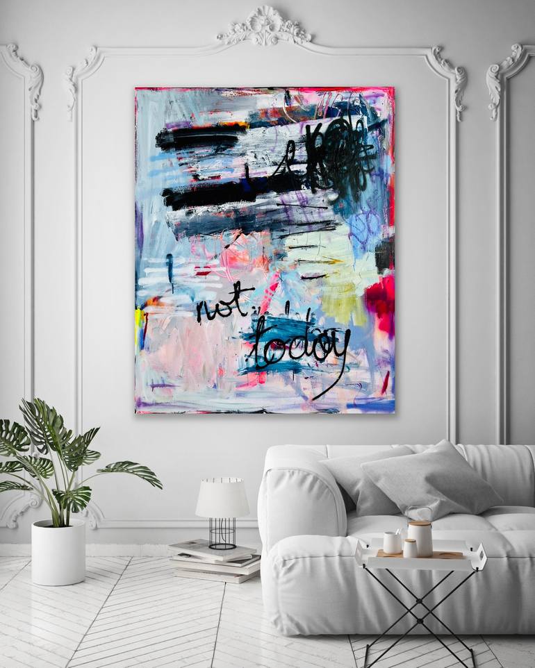 Original Fine Art Abstract Painting by Sandra Stanionyte