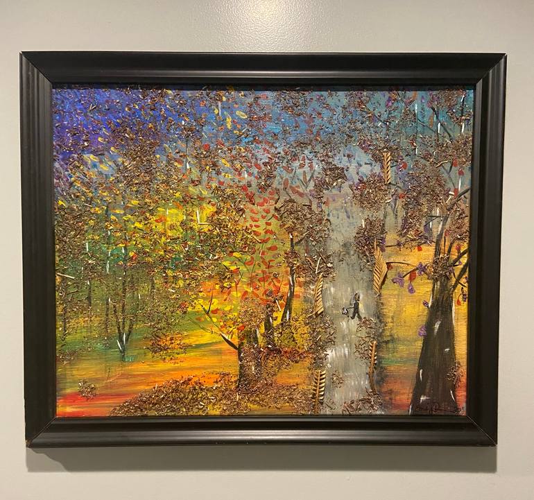 Original Abstract Expressionism Landscape Painting by Emily Price