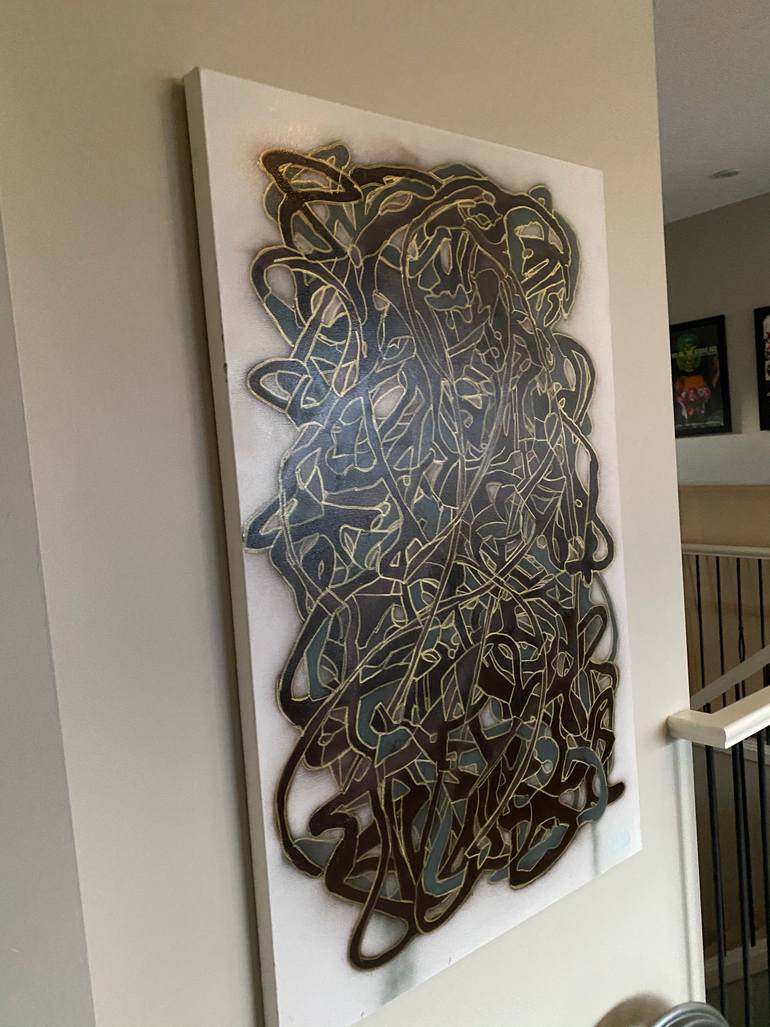 Original Abstract Expressionism Abstract Painting by Jason Spence