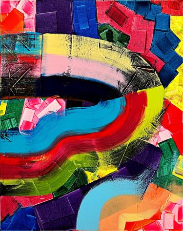 Original Contemporary Abstract Paintings by Jesús Núñez