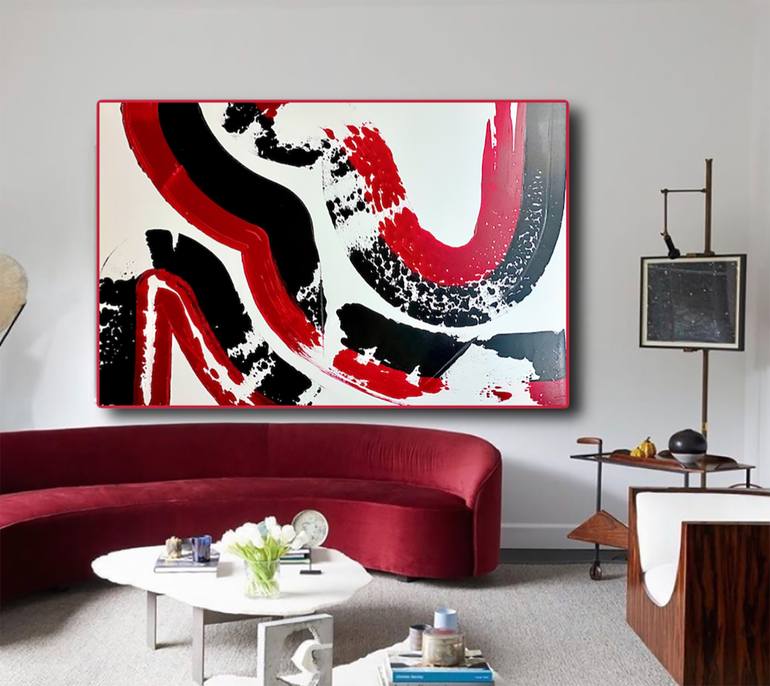 Original Abstract Painting by Jesús Núñez