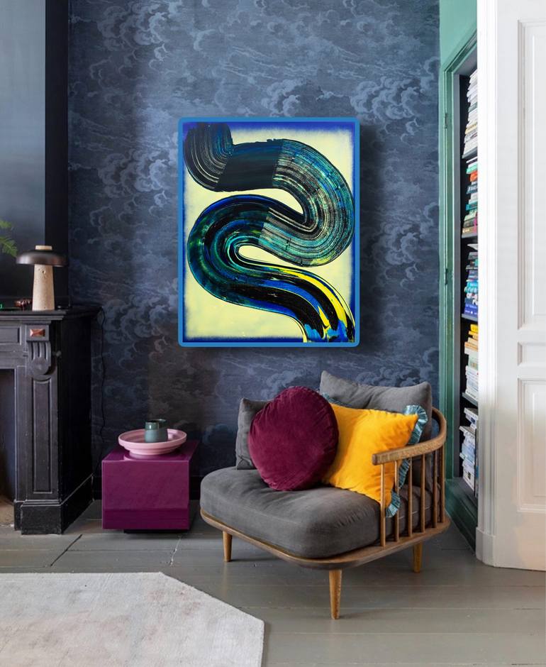 Original Fine Art Abstract Painting by Jesús Núñez