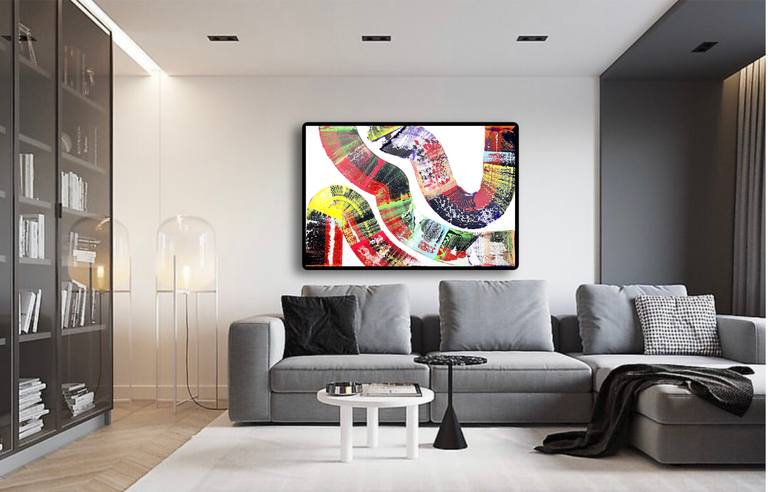 Original Abstract Painting by Jesús Núñez