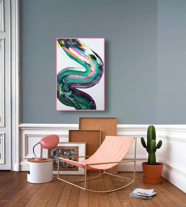 Original Abstract Painting by Jesús Núñez