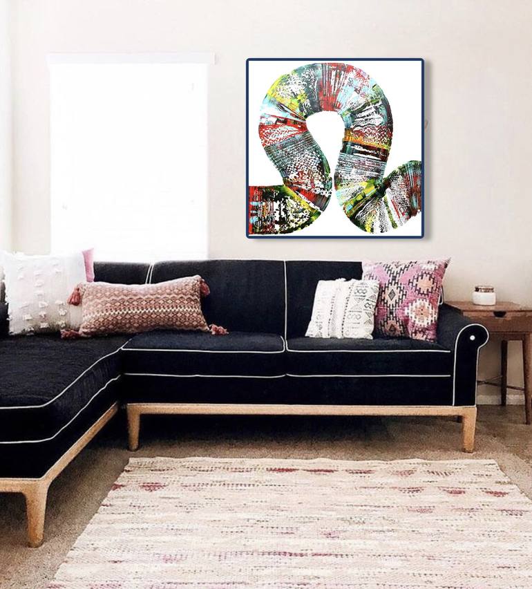 Original Fine Art Abstract Painting by Jesús Núñez