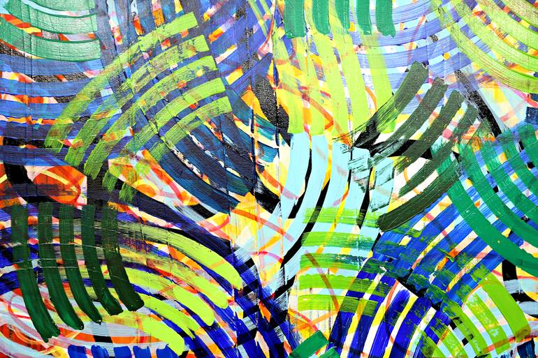 Original Conceptual Abstract Painting by Jesús Núñez