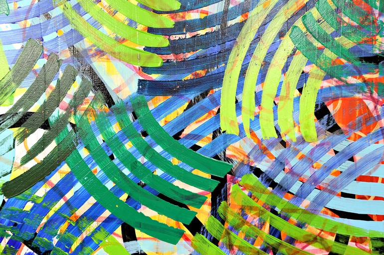 Original Conceptual Abstract Painting by Jesús Núñez