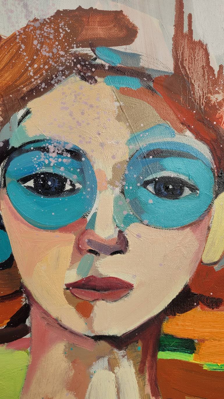 Original Figurative Landscape Painting by Golnaz Afraz