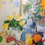Bottle and blue ( SOLD) by Golnaz AFRAZ