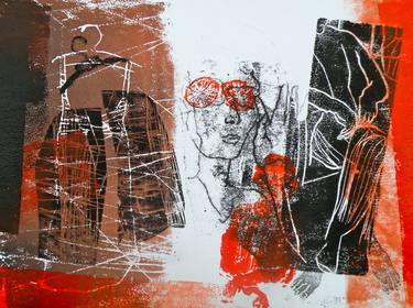 Original Figurative People Printmaking by Golnaz AFRAZ