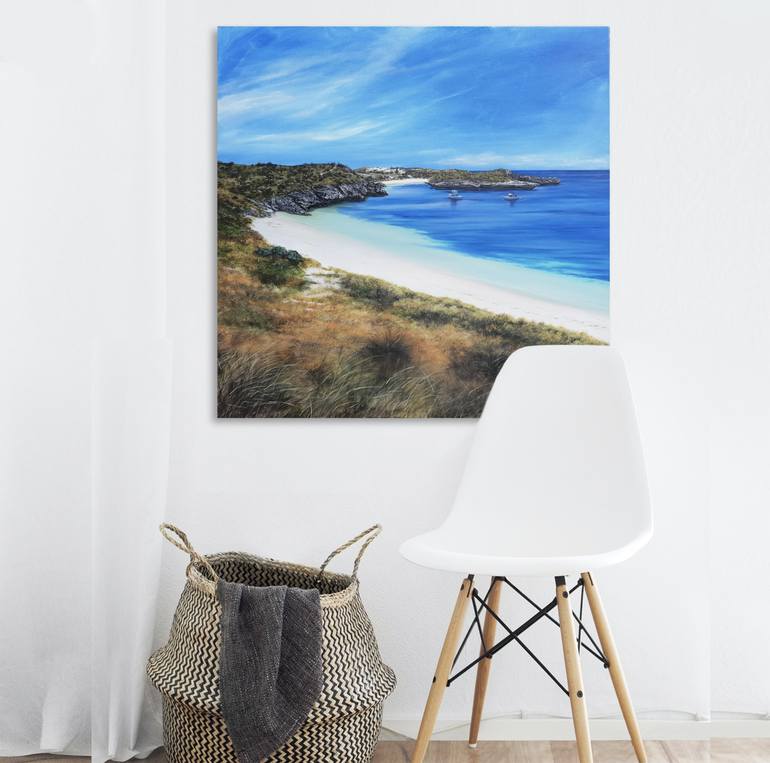 Original Fine Art Seascape Painting by Emma Thomson