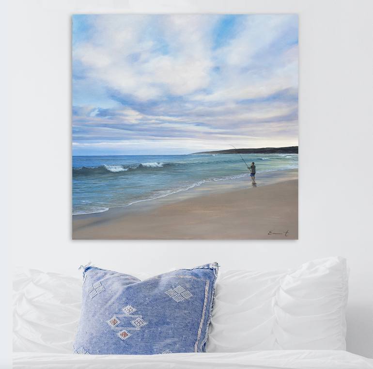 Original Fine Art Seascape Painting by Emma Thomson