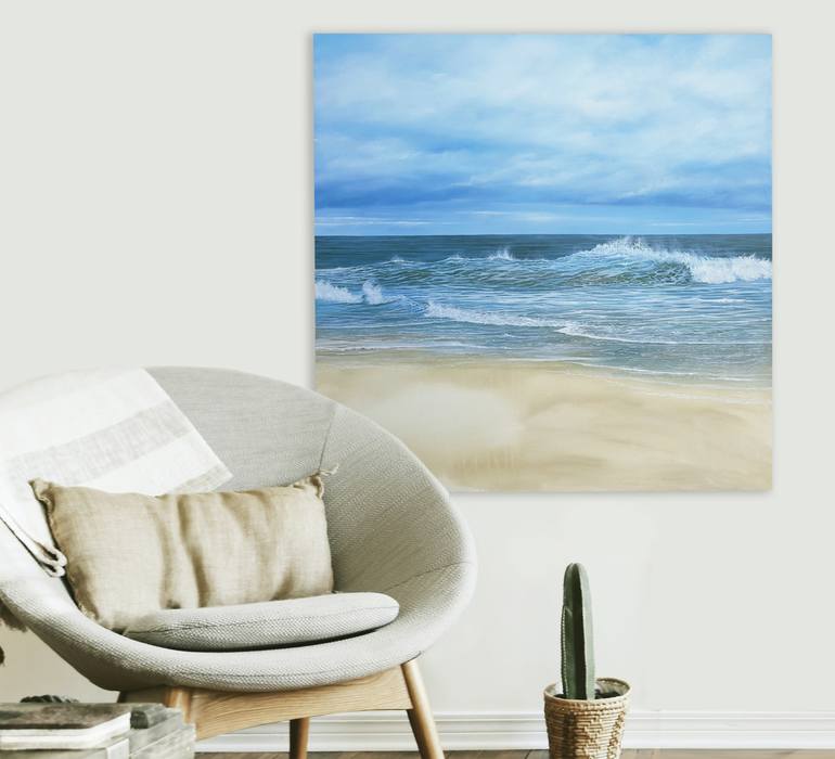 Original Fine Art Seascape Painting by Emma Thomson