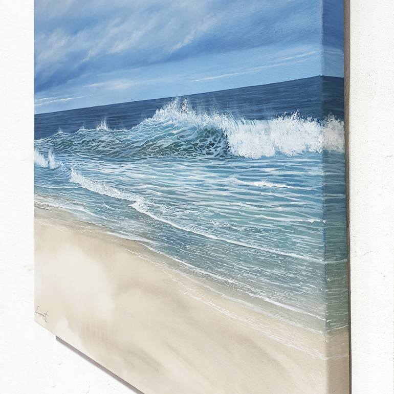 Original Fine Art Seascape Painting by Emma Thomson