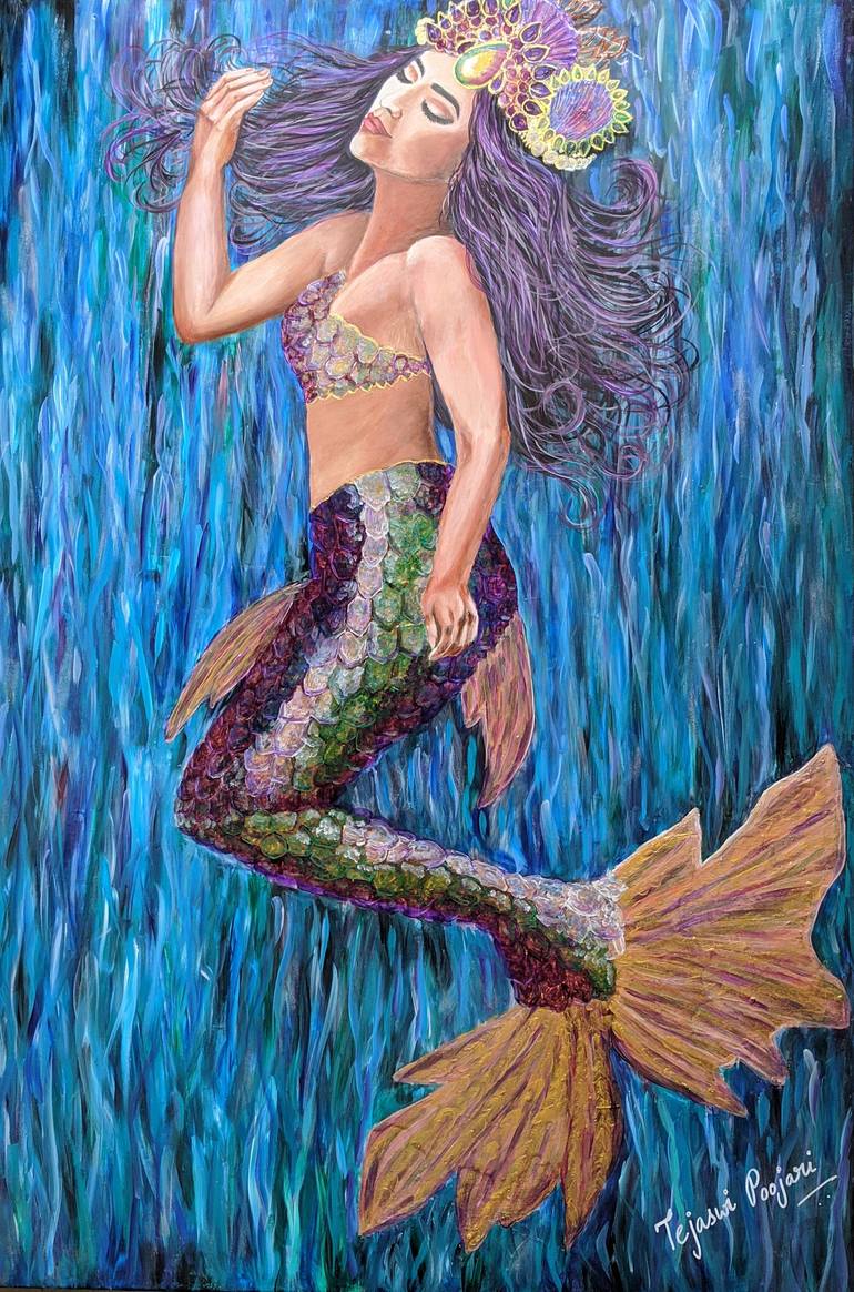 cool drawings of mermaids