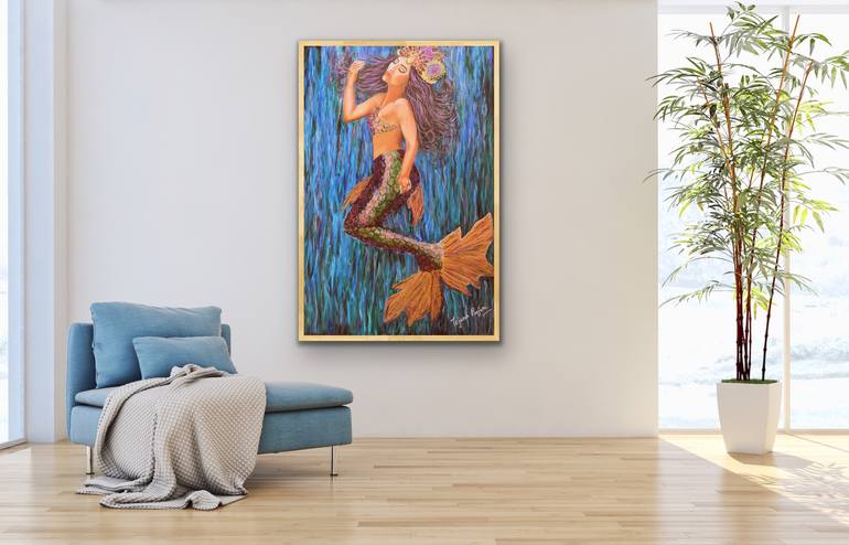 Original Surrealism Other Painting by Tejaswi Poojari