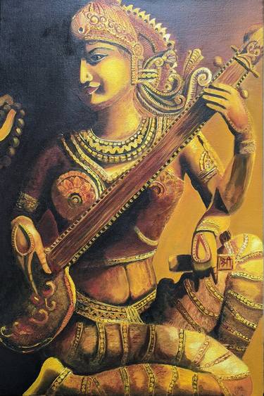 Print of Figurative Classical mythology Paintings by Tejaswi Poojari