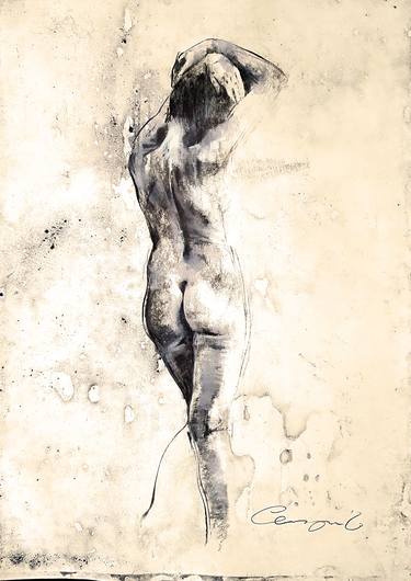 Print of Figurative Nude Drawings by Anita Cempa