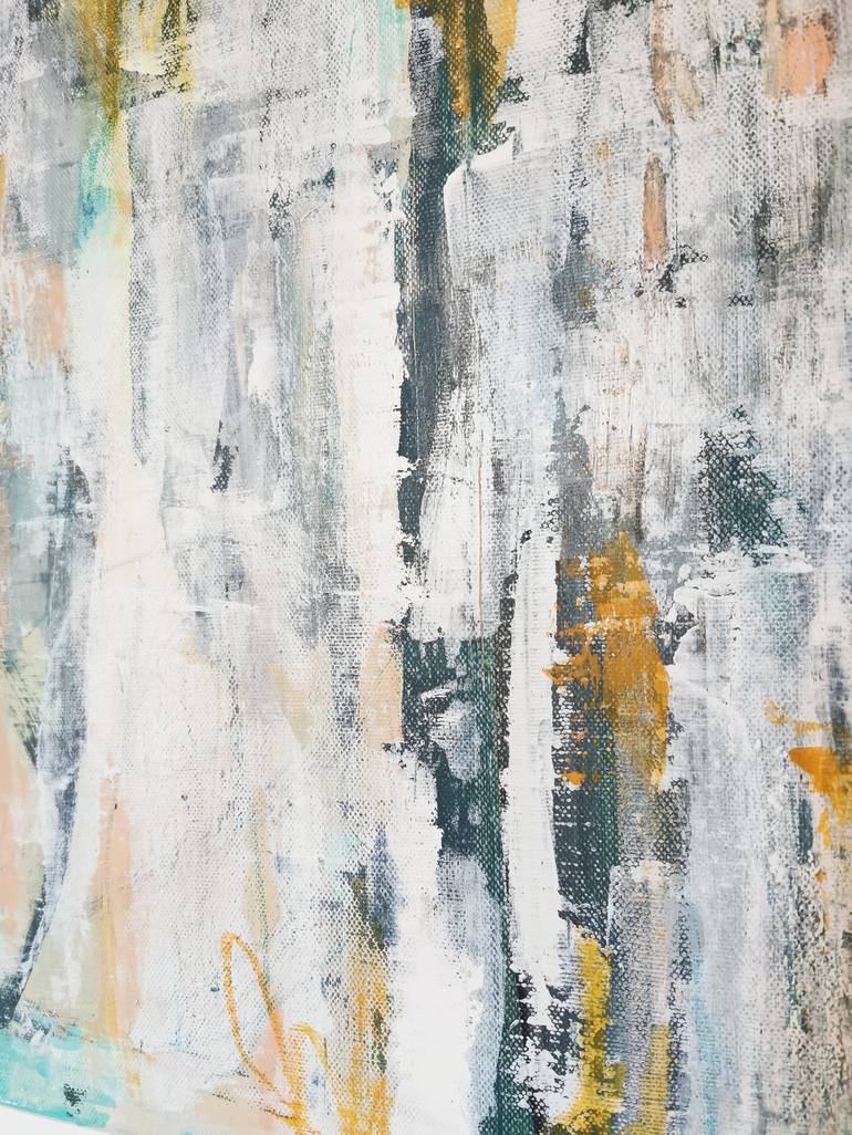 Original Abstract Expressionism Abstract Painting by Evelyn La Starza