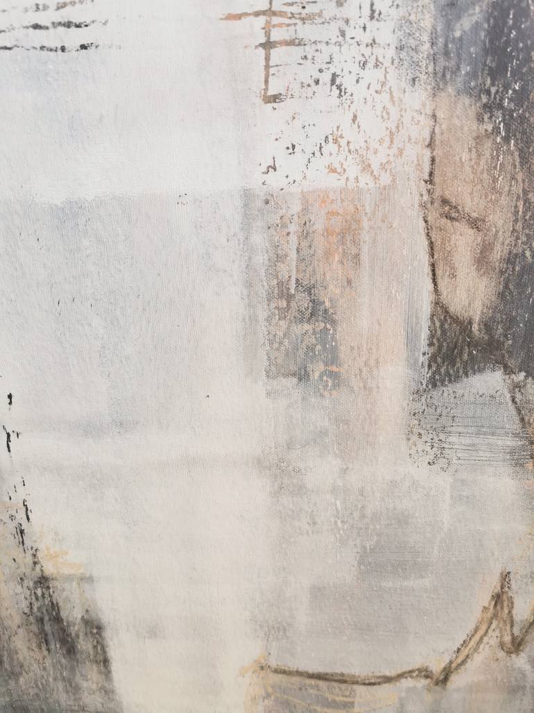 Original Abstract Expressionism Abstract Painting by Evelyn La Starza