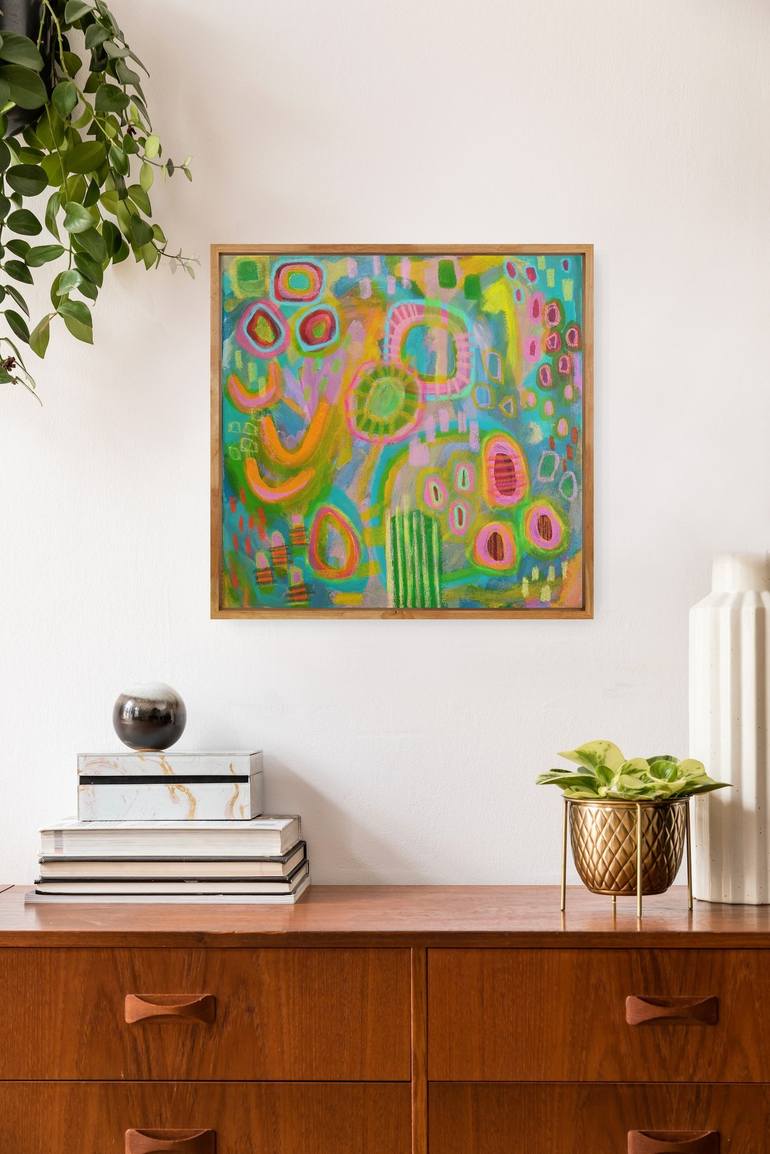 Original Abstract Painting by Evelyn La Starza