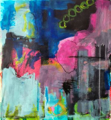 Original Abstract Expressionism Abstract Paintings by Evelyn La Starza