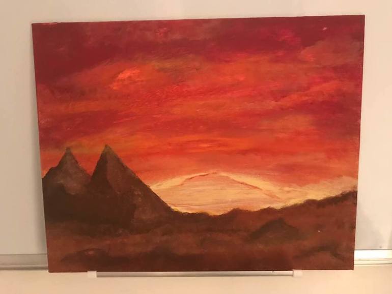 Original Abstract Landscape Painting by Lisa Martini