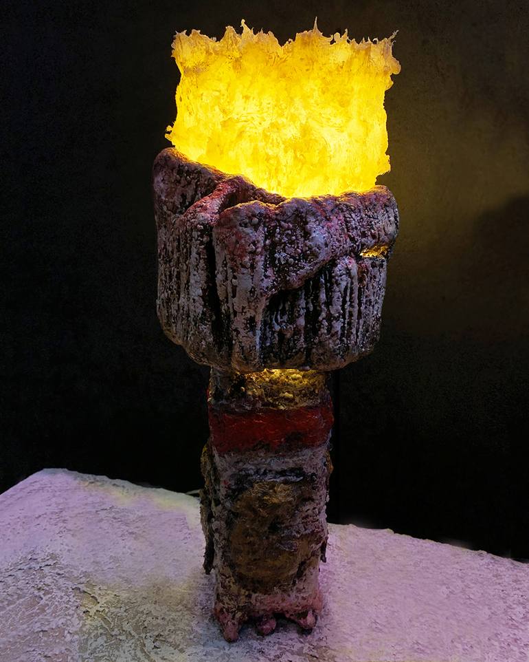 Original Conceptual Abstract Sculpture by Kerstin Amend-Pohlig